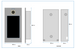 Caja Empotrar Placa Kin MEET FERMAX