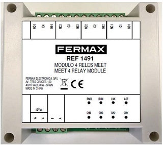 Modulo 4 Reles MEET FERMAX