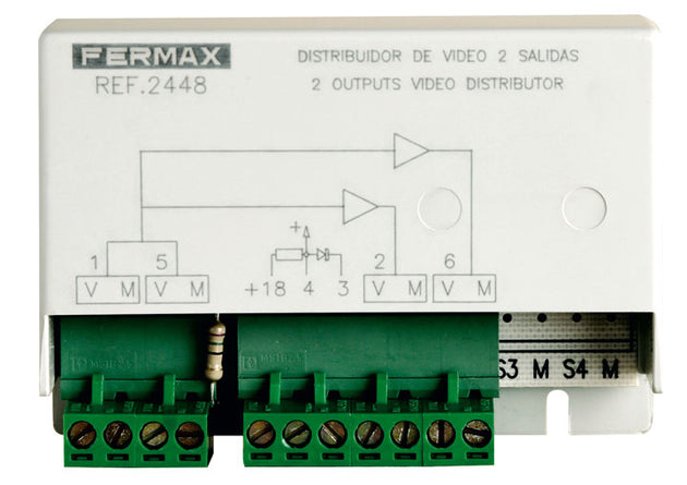 Distribuidor Video 2 Salidas FERMAX