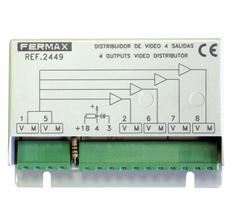 Distribuidor Video 4 Salidas FERMAX