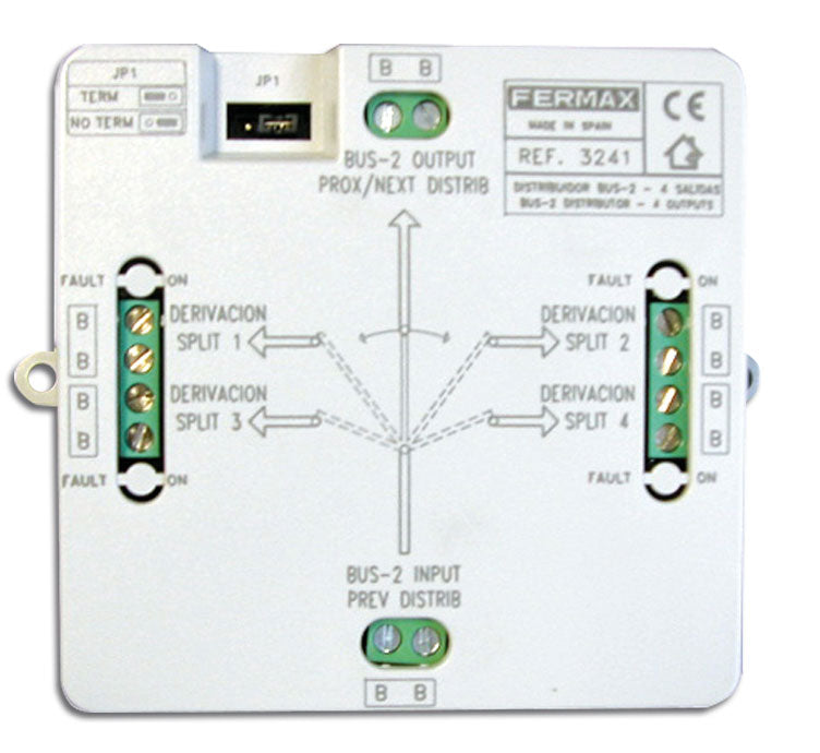 Distribuidor 4 Salidas BUS2 FERMAX