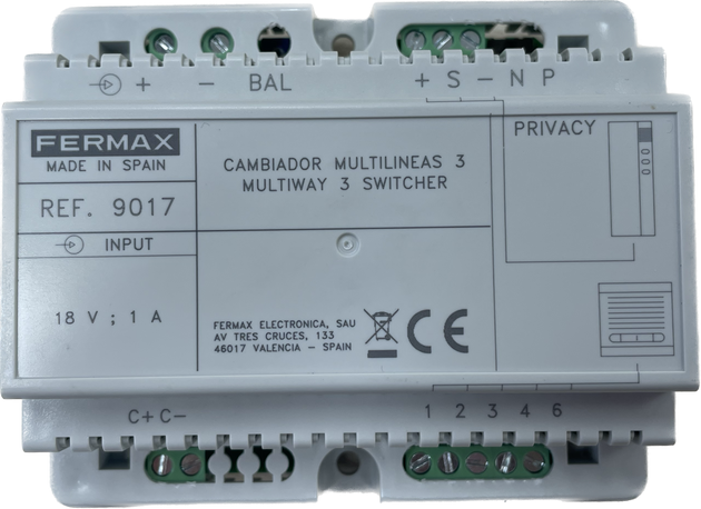 Cambiador Multilineas BUS3 FERMAX
