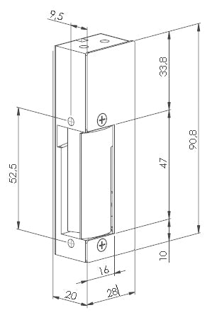 Abrepuertas 300A-S FERMAX