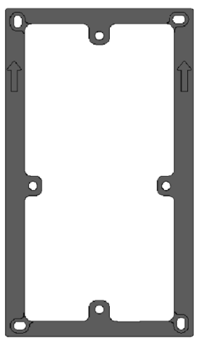 Caja de Superficie Placa Nui MEET FERMAX