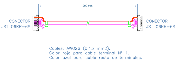 Cable Largo Módulo Connect Skyline FERMAX