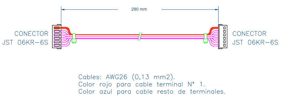 Cable Largo Módulo Connect Skyline FERMAX
