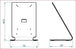 Soporte Sobremesa Monitor Veo FERMAX