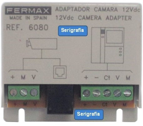 Adaptador Camara 18VDC/12VDC FERMAX
